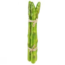 Artikel Dekorativ Sparris Grön Konstgjord grönsak L22cm Ø1,5cm 3st