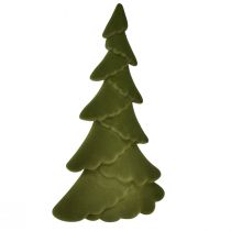 Artikel Dekorativ gran flockad julgran grön 60cm