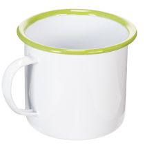 Artikel Dekorativ mugg/kruka, emaljerad, Ø11,5 cm H10 cm