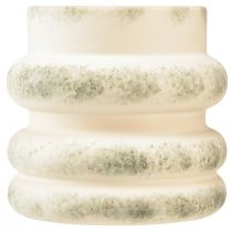 Artikel Dekorativ kruka för torra arrangemang krämgrågrön 16×16cm