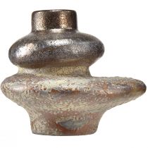 Artikel Dekorativ vas keramisk metallic-look dekorativ vas 19×18×16cm