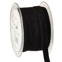 Artikel Dekorativa band Sammet Svart 10mm 20m