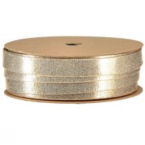 Artikel Dekorativt band guld metalliskt dekorativt band smyckesband B15mm L15m