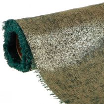 Artikel Dekorativt band grönt guld sliten vintage B28cm L2,5m