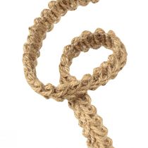 Artikel Dekorationsband naturligt dekorativt band juteband ornament B2cm L12m