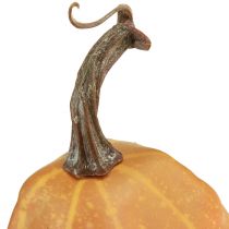 Artikel Dekorativ pumpa för dekoration orange gul Ø9cm 4 st