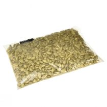 Artikel Dekorativa stenar, bordsdekoration, prydnadsstenar, gult guld, 9 mm–13 mm, 2 kg