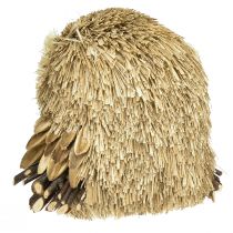 Artikel Uggla dekorativa figurer höst med kottar 12,5×10×10cm 2st