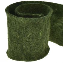 Artikel Filtband ullband pysselfiltfiltrulle mörkgrön 15cm 5m
