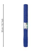 Artikel Blomsterpapper med kräppapper mörkblått 50x250cm