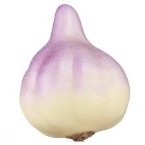 Artikel Grönsaksdekoration vitlök gul lila i nätet Ø4,5cm 12 st