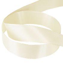 Artikel Presentband och dekorband krämfärgat taftband 25mm 50m