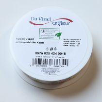 Artikel Presentband med tulpanmönster, kreativt för speciella tillfällen och säsongsbetonad dekoration, 2,5 cm brett, 18 m långt