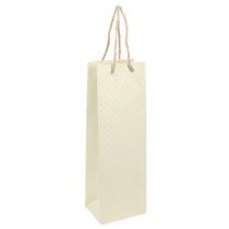 Artikel Presentpåse för flaskor papperskräm 12×9×36cm 1 st