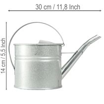 Artikel Vintage dekorativ vattenkanna, metall, silver, 1,25l kruka