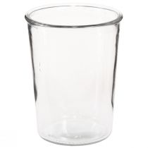 Artikel Glasvas konisk dekorativ vas transparent Ø12cm H15,5cm 2st