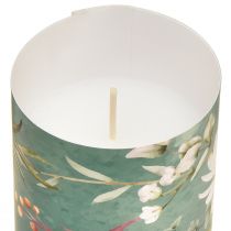 Artikel Gravljus med sorgdekorationsmotiv Ø6cm H17cm 6st