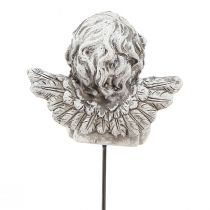 Artikel Gravdekorationsängel på pinne dekoration för arrangemang 5,5cm 4 st