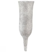 Artikel Gravvas polyresin ängelmotiv vas för att plugga in H29cm