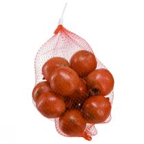 Artikel Konstgjord granatäppledekoration i nät, bedrägligt realistiskt, röd-gul-grön, Ø5,5 cm, 12 stycken