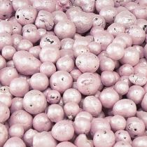 Artikel Briljanta dekorativa pärlor 4mm - 8mm lergranulat rosa 1l