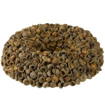 Artikel Naturkrans, höstdekoration, ekollon, dörrkrans, väggkrans, DIY, Ø30cm