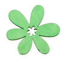 Träblommor med spridd dekoration blandade färger Ø4cm 72st