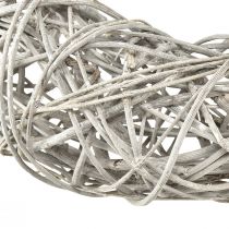 Artikel Träkrans dekorativ krans rotting naturvit Ø30cm H9,5cm
