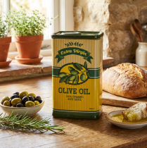 Artikel Keramisk olivoljavas - Perfekt bordsdekoration för torkade blommor, 18 cm