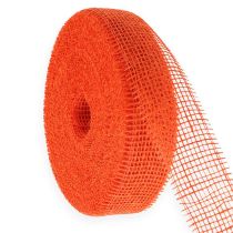 Artikel Orange juteband, 5 cm brett, 40 m långt