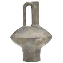 Artikel Keramisk vaskanna antik look keramisk grå rost H27cm