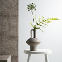 Artikel Keramisk vaskanna antik look keramisk grå rost H27cm