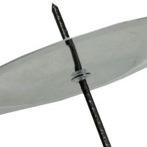 Artikel Ljusstake med tagg, silver 6 cm, 36 st