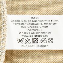 Artikel Prydnadskudde med gnome prydnadskudde grön beige 40×40cm