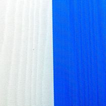 Artikel Kransband Moiré Blå-Vit 100 mm