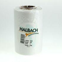 Artikel Vitt kransband 150mm 25m