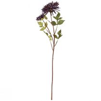Artikel Konstgjord krysantemum 2 blommor lila Ø5/11cm L70cm