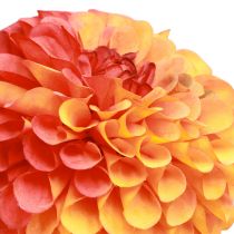 Artikel Konstgjorda Dahlia Dekorativa Blommor Orange Röd Ø10 L80cm 2st