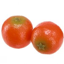 Artikel Konstgjorda mandariner i nätet dekorativ frukt Ø5cm 12 st