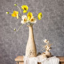 Artikel Konstgjord vallmodekoration för vardagsrum och kontor, 95 cm