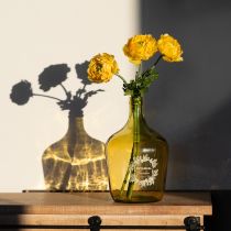 Artikel Konstgjord ranunkel som en enda blomma för elegant och lättskött dekoration, 51 cm, 3 stycken