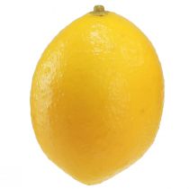 Artikel Dekorativt set med konstgjorda citroner, gult 4,5 cm x 6,5 cm - 12-pack, bedrägligt realistiska konstgjorda frukter för bordsdekoration och hantverk