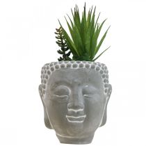 Artikel Konstgjord Suckulent Blomkruka Buddha Ø12cm H25cm