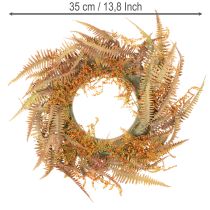 Artikel Konstgjord ormbunkskrans för bord och dörr 35 cm