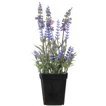 Artikel Konstgjord lavendel i kruka Blommande konstgjorda växter 25cm