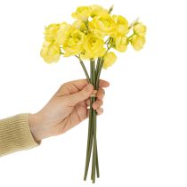Artikel Konstgjord ranunkelbukett för vårdekoration, 32 cm, 5 stycken