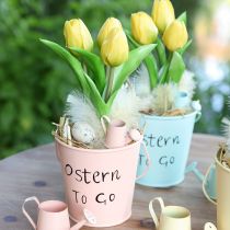 Artikel Konstgjord Blomstulpan Gul Real Touch Vårblomma H21cm