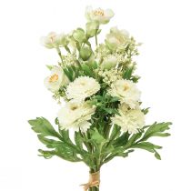 Artikel Konstgjorda blommor dekoration konstgjord blombukett Jasmin Bellis konstgjord 30cm