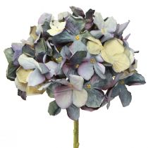 Artikel Konstgjorda blommor i blå hortensia stor Ø15cm L58cm 2st