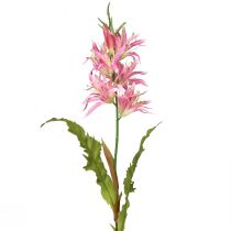 Artikel Konstgjorda blommor, sidenblommor dekorativ lilja rosa 97cm